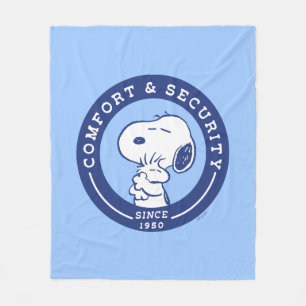 Comfort en veiligheid   Snoopy & Woodstock Hug Fleece Deken