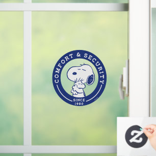 Comfort en veiligheid Snoopy & Woodstock Hug Raamsticker