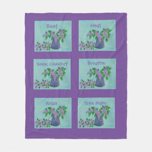 Comfort & Healing Fleece Blanket (Voorkant)
