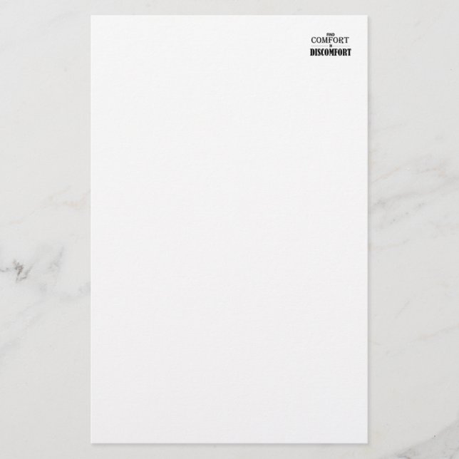 Comfort in ongemak zoeken (Voorkant)