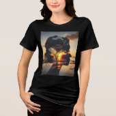 Comfort in stijl Tri-Blend shirt (Voorkant)