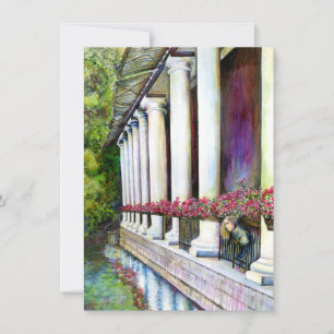 Comfort is de vijand van de vooruitgang feestdagenkaart