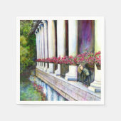 Comfort is de vijand van de vooruitgang servet (Voorkant)