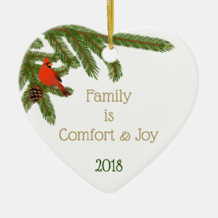 Comfort & Joy Keramisch Ornament