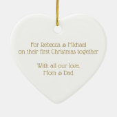 Comfort & Joy Keramisch Ornament (Achterkant)