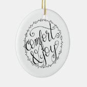 Comfort & Joy Kerstversiering Keramisch Ornament (Rechts)