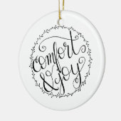 Comfort & Joy Kerstversiering Keramisch Ornament (Links)