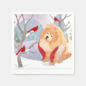 COMFORT & JOY - serviettes en papier ROUGH CHOW (Devant)