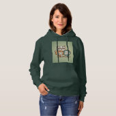 Comfort katten hoodie (Voorkant volledig)