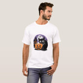 Comfort Kleuren Kinder Halloween Shirt (Voorkant volledig)