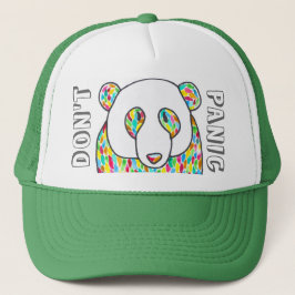 Comfort Panda "Niet paniek" Snapback Trucker Pet