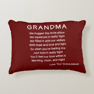 Comfort Poem Grandparent | Ouder | Beste vriend Accent Kussen