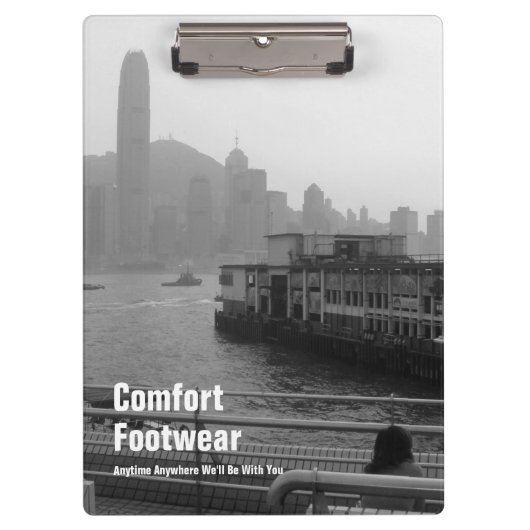 Comfort schoeisel in Hongkong met jouw naam Klembord (Voorkant)