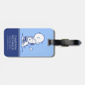 Comfort & Veiligheid | Charlie & Snoopy Knuffel Bagagelabel (Achterkant horizontaal)