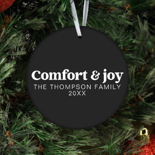 Comfort & Vreugde Moderne Minimalistische Zwarte K Ornament
