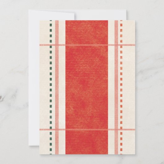 Comfort & vrolijk kerstcadeau kaart (Achterkant)