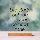 Comfort Zone Acryl Teken Acryl Bord (Neutraal)