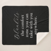 Comfort Zone | Creëer je eigen Sherpa Blanket Sherpa Deken (Voorkant (horizontaal))