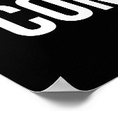 Comfort Zone, Gym, Hustle, Entrepreneur, Succes Poster (Hoek)