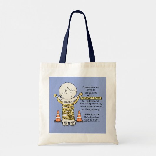 Comfort Zone Tote Bag (Achterkant)