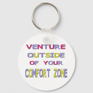 Comfort Zone (Wit) Sleutelhanger