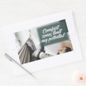 Comfort Zones Rechthoekige Sticker (Envelop)
