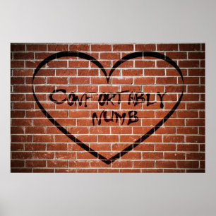 Comfortabel Word Art Poster