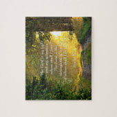 Comfortabele bijbel vers uit Psalm 27:1 Legpuzzel (Verticaal)