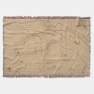 Comfortabele deken met Lexington 1775 Defensief Pl