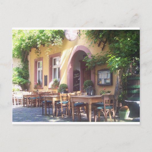 comfortabele eathouse briefkaart (Voorkant)