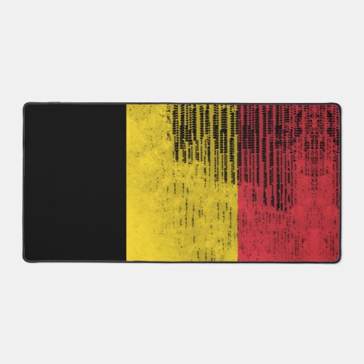 Comfortabele Gaming Desk Mat - België Vlag (Voorkant)