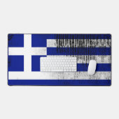 Comfortabele Gaming Desk Mat - Griekenland vlag (Keyboard & Muis)