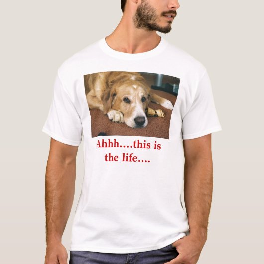 Comfortabele hond t-shirt (Voorkant)