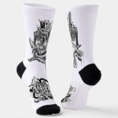 Comfortabele katoenen Sokken – stijlvol en ademend (Gebogen)