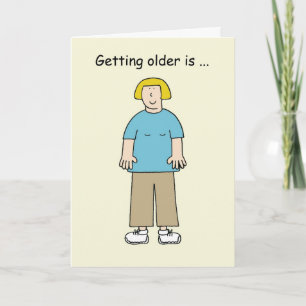 Comfortabele kleding Cartoon Humor Kaart