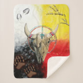 Comfortabele Native American Shepra Blanket Sherpa Deken (Voorkant)