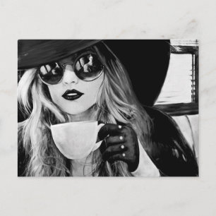 Comfortabele stilte briefkaart