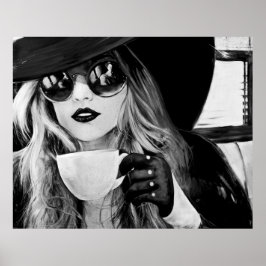 Comfortabele stilte poster