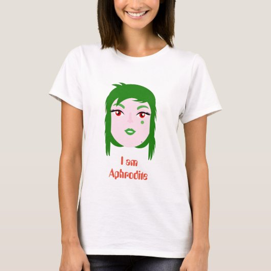 Comfortable t-shirt "I am Aphrodite" (Devant)