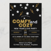 Comfy and Cozy New Year's Eve Party Invitation (Devant)