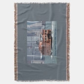 Comfy Staten Island Ferry Throw Blanket Deken (Voorkant Verticaal)