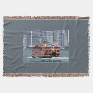 Comfy Staten Island Ferry Throw Blanket Deken