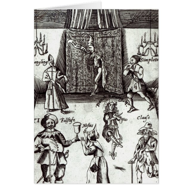 Comic Actors in Performance, 1662 (Voorkant)