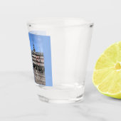 Comic Art of a plaza in Madrid, Spanje Shot Glas (Rechts)