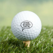 Comic Balloon Custom Golfer Alone Lost Ball Golfballen (Insitu Shirt)