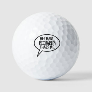 Comic Balloon Custom Golfer Alone Lost Ball Golfballen
