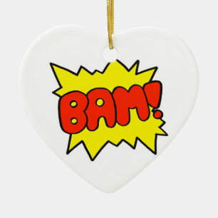 Comic Bam! Keramisch Ornament