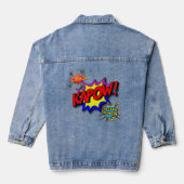 Comic Book Art Pop Denim Jacket (Achterkant)
