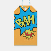 Comic Book "Bam"-ballon Cadeaulabel (Voorkant)