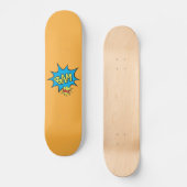 Comic Book "Bam" ballonskateboard Deck Skateboard (Voorkant)